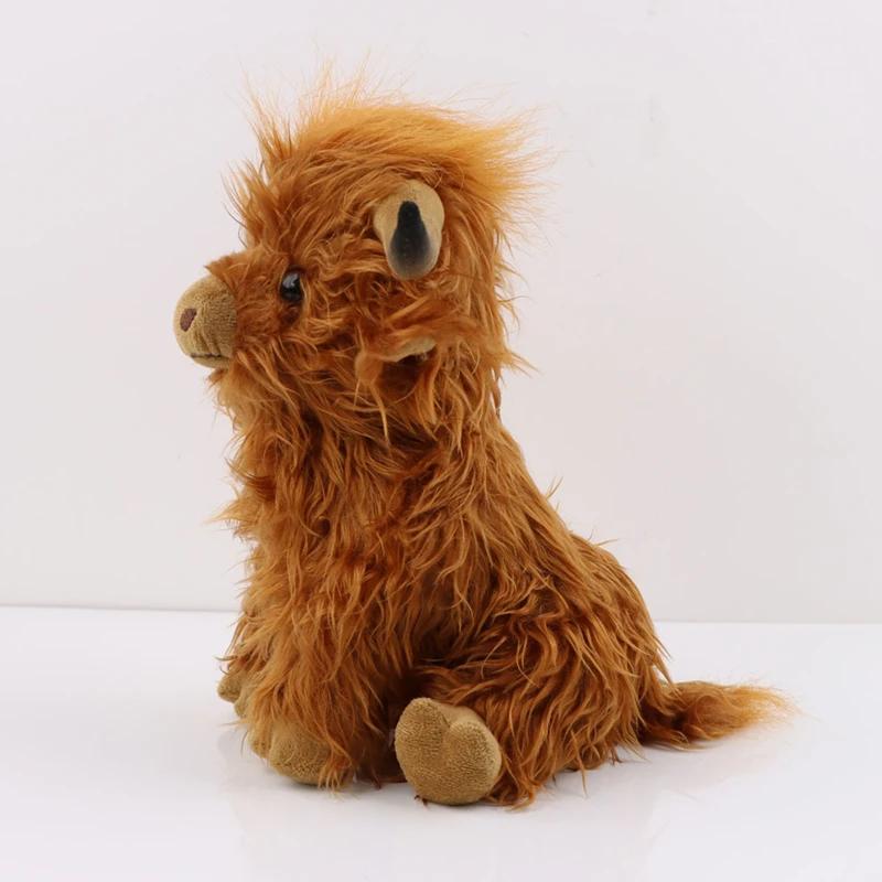 CYISONAL Highland vache animaux en peluche peluche taureau peluche poupée animale cadeau doux pour e