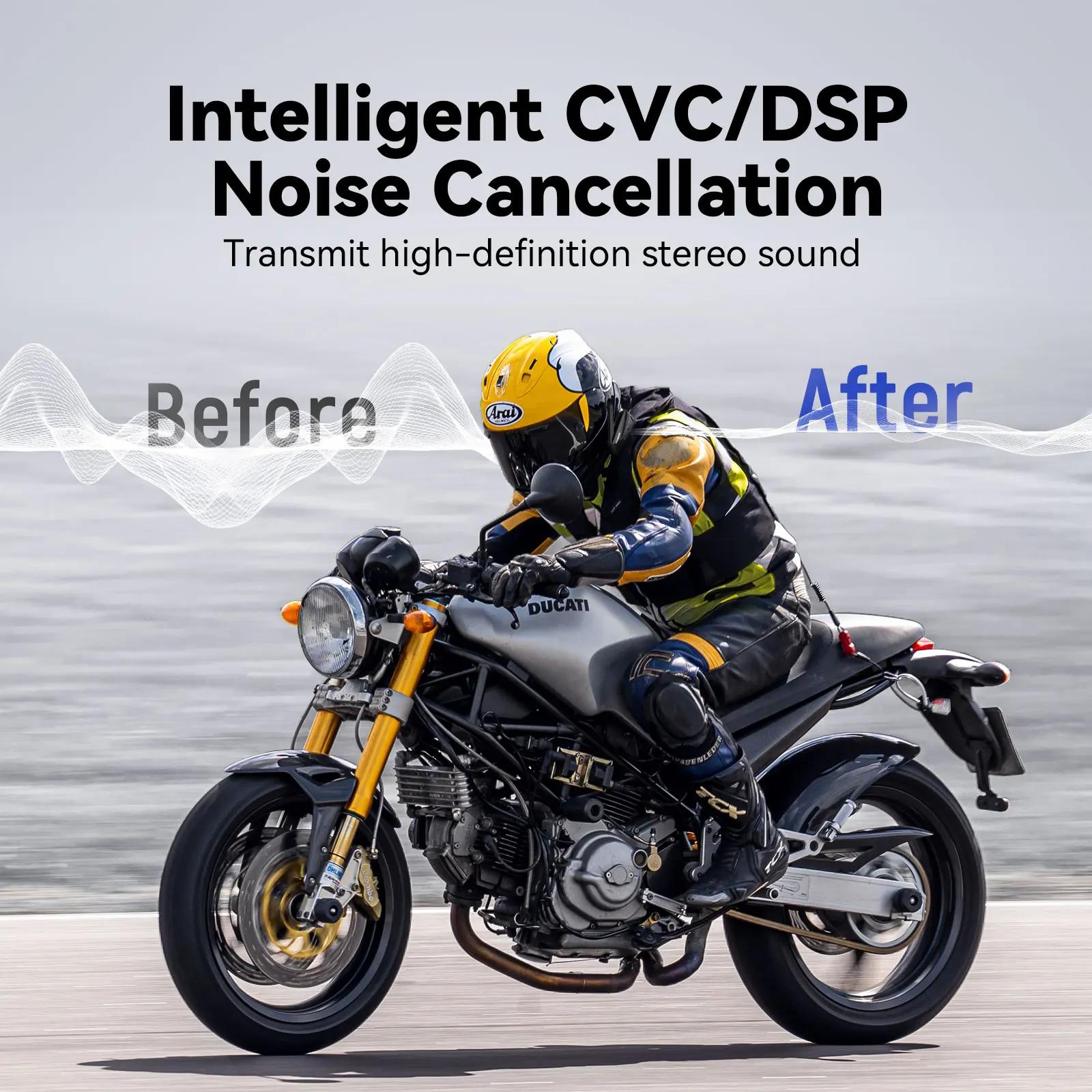 LEXIN-MeshCom-Oreillette Bluetooth Mesh pour moto, système de communication maillée, interphone audi
