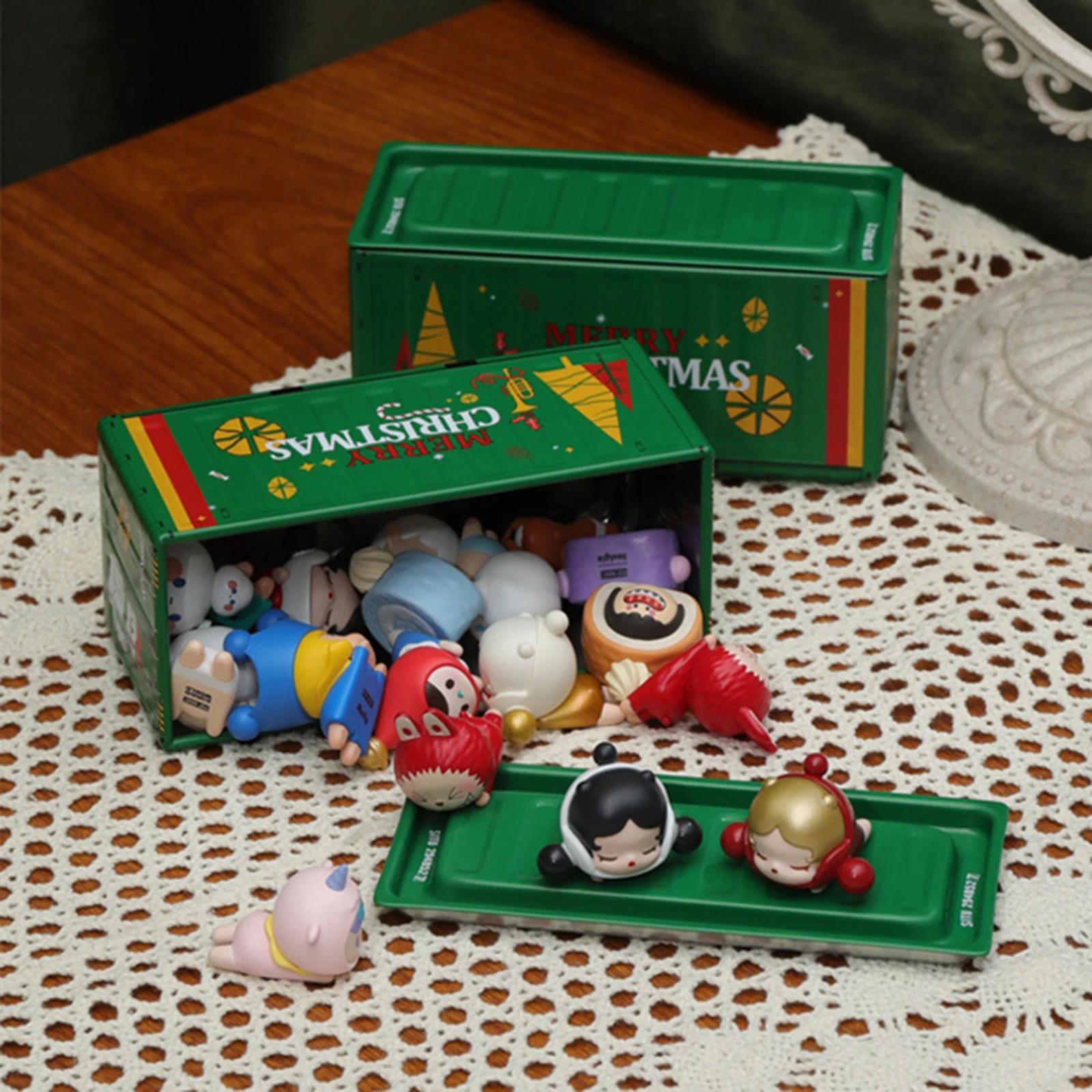 Mini boîte de rangement en fer, boîte d'exposition de rangement Miniature, Mini conteneur de bureau,