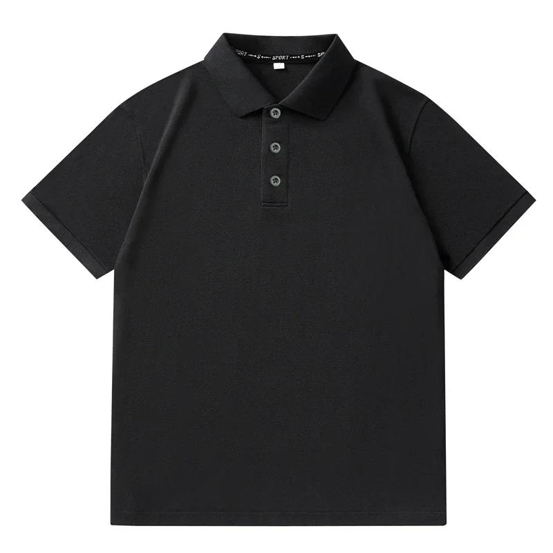 Polo hommes grande taille 1XL-7XL 110-175kg Polo à manches courtes t-shirt Polos amples hauts surdim