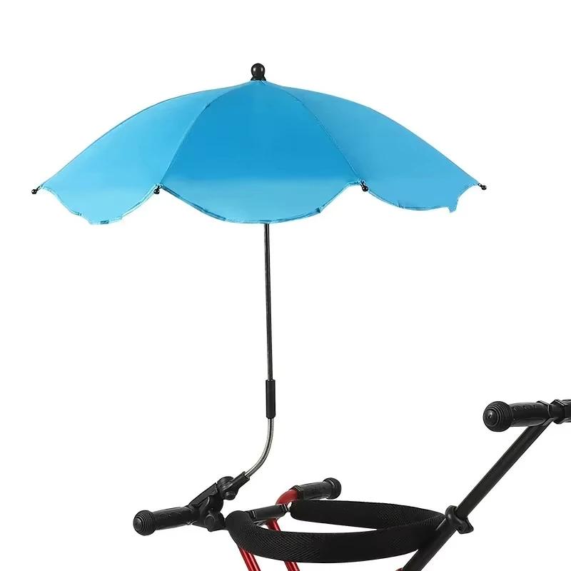 Parapluie poussette anti-UV universel - Protection solaire imperméable accessoire bébé