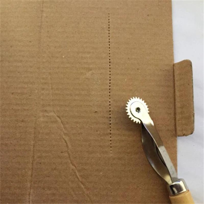 Kit d'outils de couture, accessoires, poignée pratique, traceur de motif de bord serrate, roue de cr