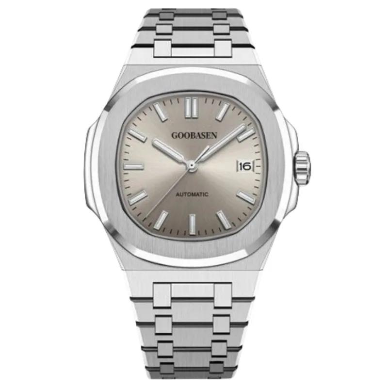 Nouvelle montre automatique pour femmes et hommes, montres lumineuses pour hommes, bracelet en acier