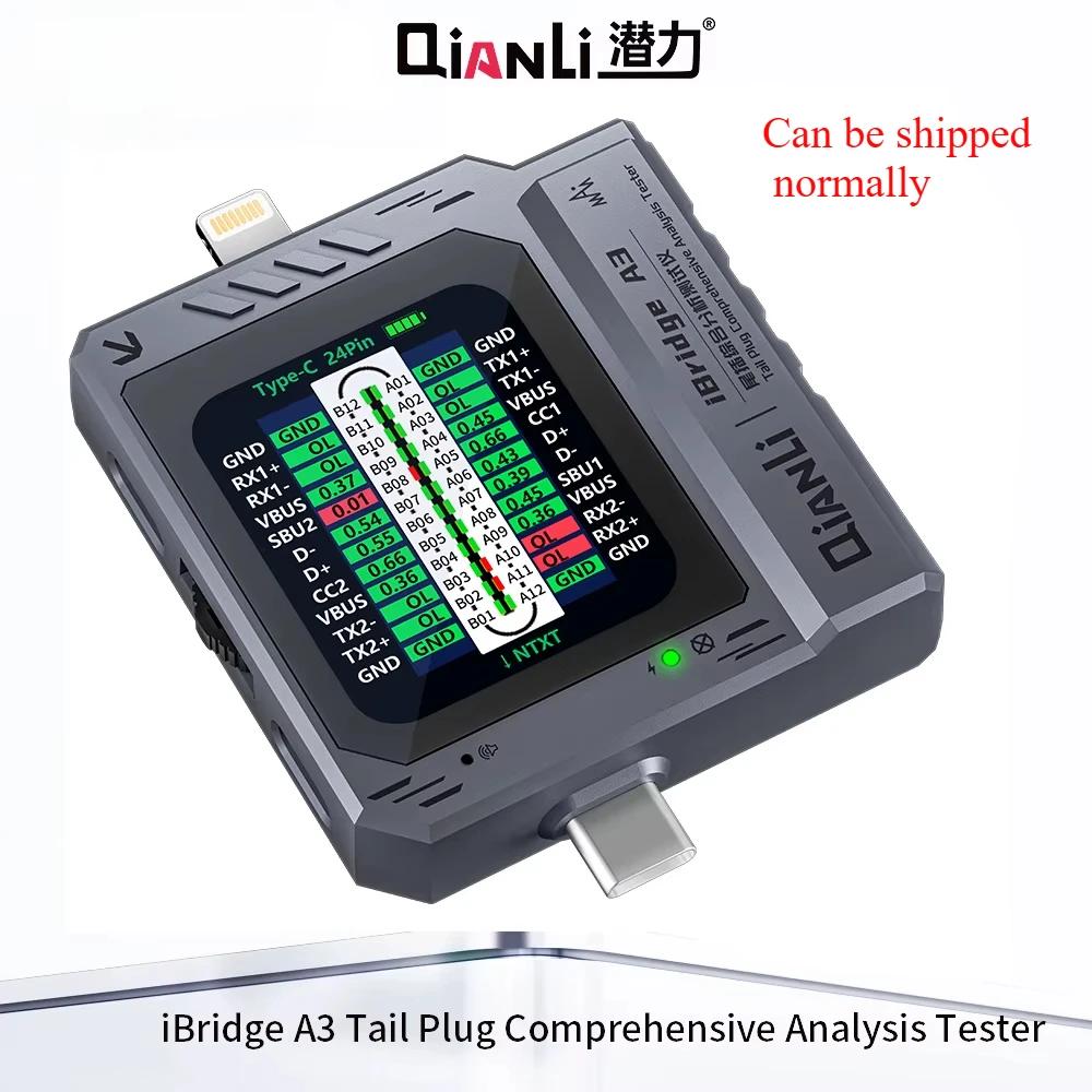 QIANLI iBridge A3 détecteur de prise arrière de téléphone portable Support des dispositifs d'interfa