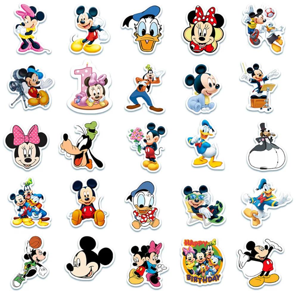 Autocollants du film Disney TureMouse, décalcomanies d'anime, bricolage, planche à roulettes, ordina