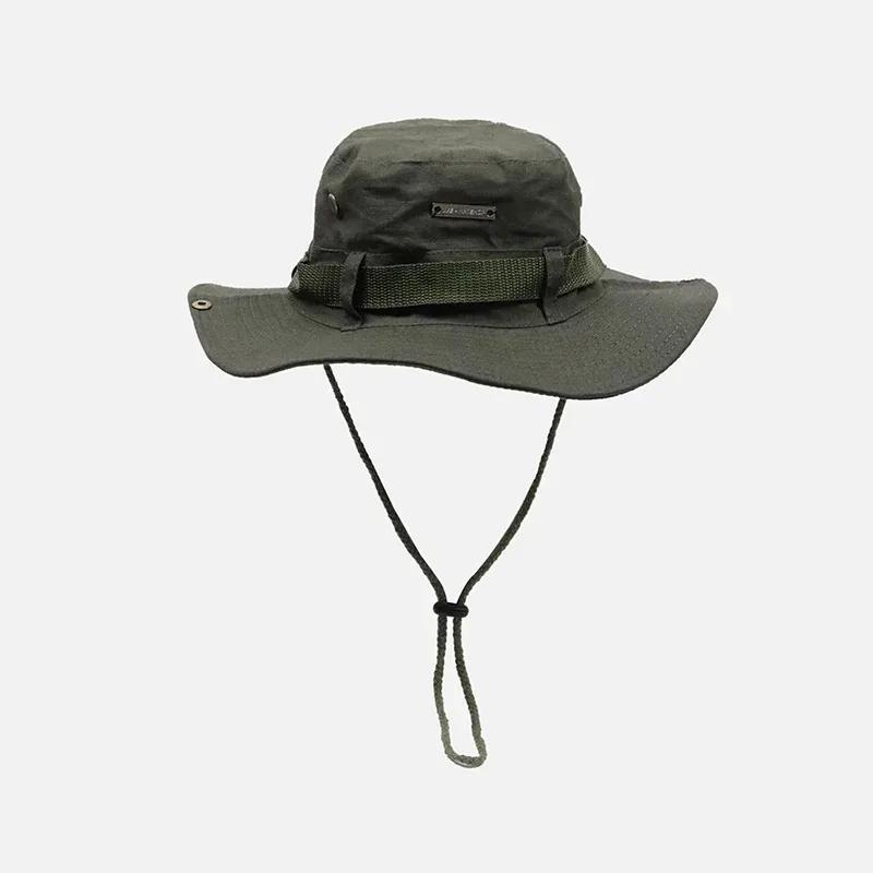 Été nouveau chapeau seau pour hommes casquette de pêcheur pêche en plein air parasol grand bord Pana