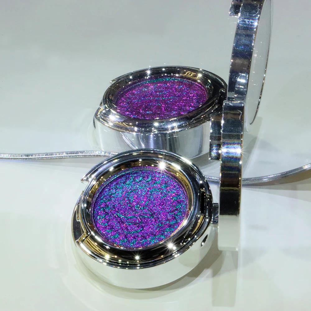 Fard à barrage Duochrome brillant pour les yeux, longue durée, haute qualité, paillettes, maquillage