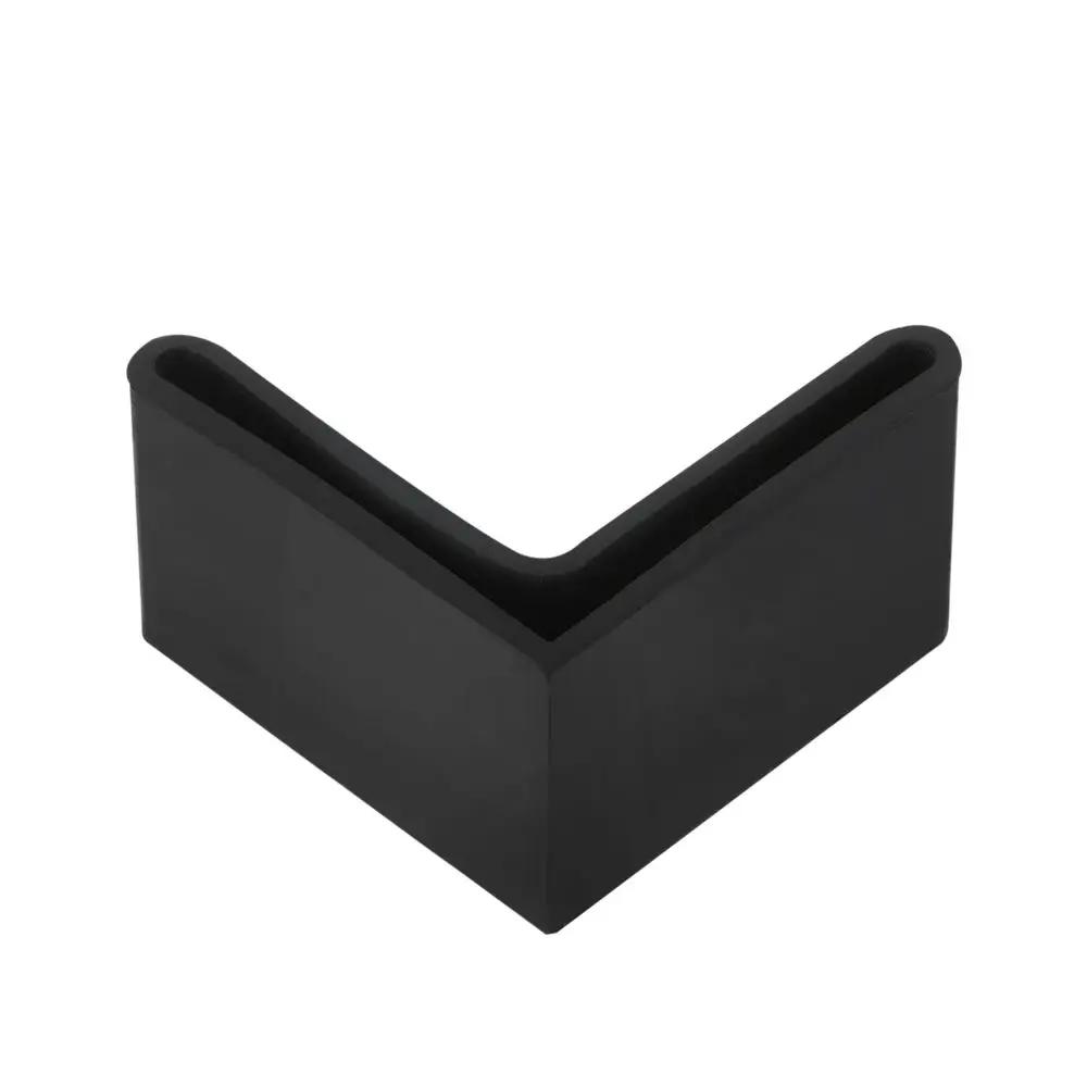 Barre d'angle fendue Type L, lit en fer utilisé pour Triangle, couvre-pied en fer, Base en caoutchou