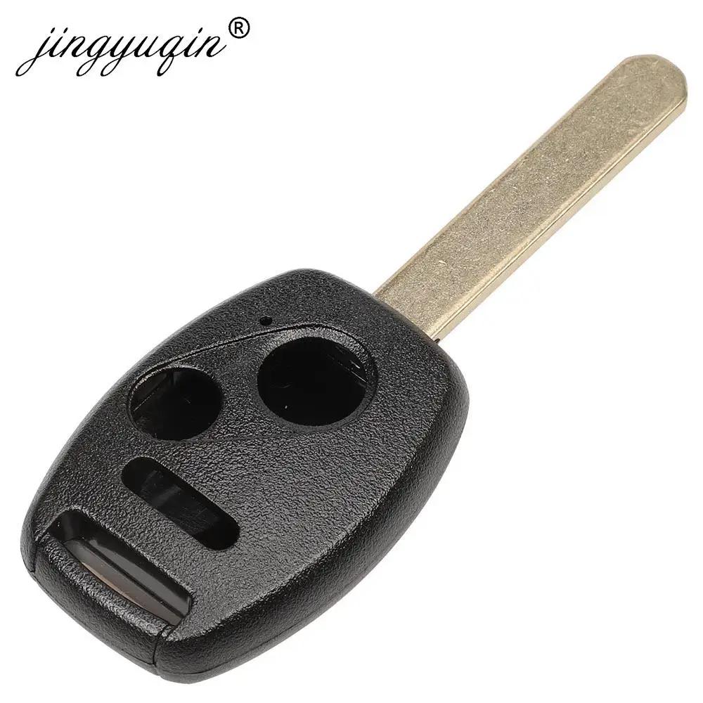 Jingyuqin 10 pièces/lot lame découpée 2/3/4 boutons coque de clé à distance housse FOB pour HONDA no
