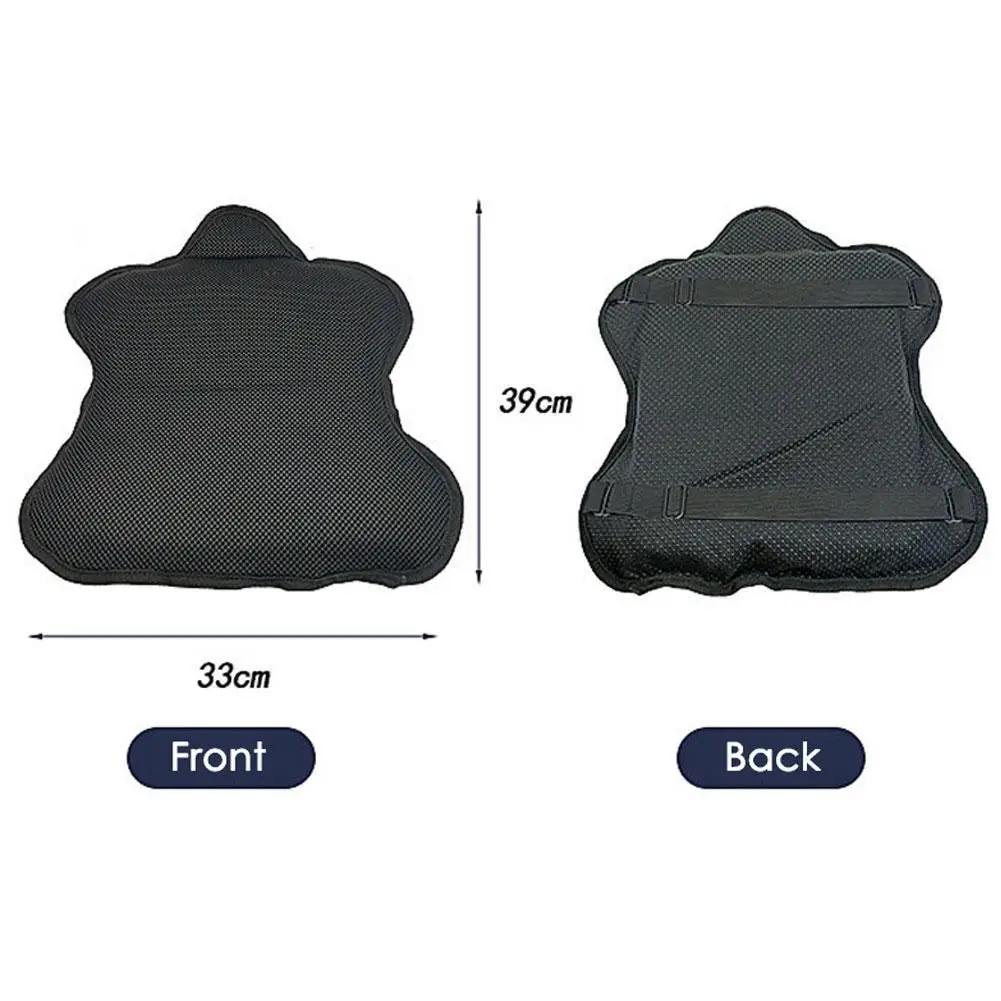 Coussin de siège de moto en Gel, housse de coussin d'air respirante et isolante thermique, protectio
