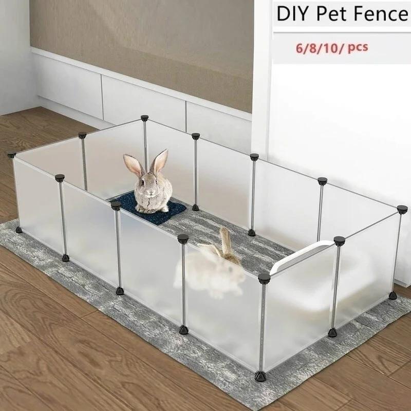 Parc bricolage petit animal de compagnie librement combiné pliable chien Cage cour clôture pour chie