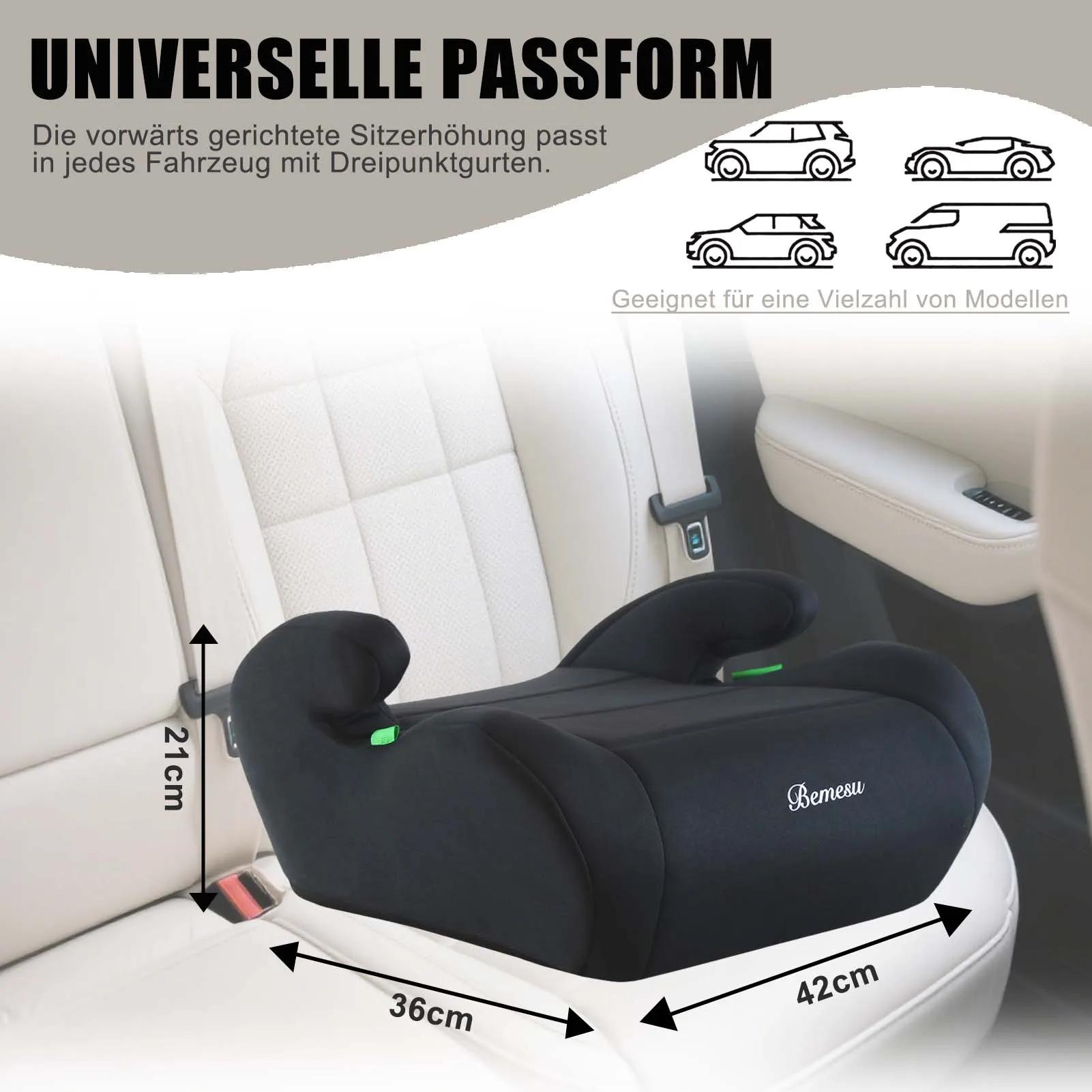 Siège rehausseur sécurité enfant norme I-Size - Harnais 3 points portable 6-10 ans 125-150 cm