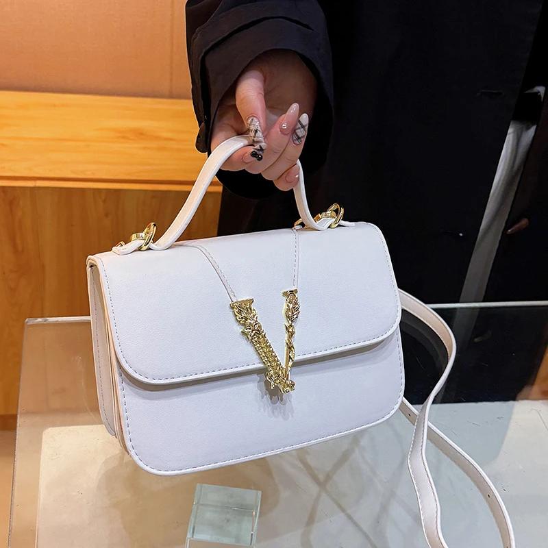 Sac fourre-tout vintage à la mode pour femmes, style parisien classique, cuir haut de gamme, sac à m