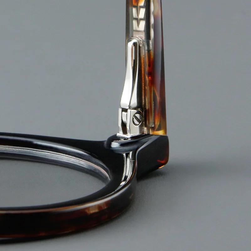 Monture de lunettes ronde rétro pour hommes et femmes, cadre de lunettes de planche, ultra léger, à 
