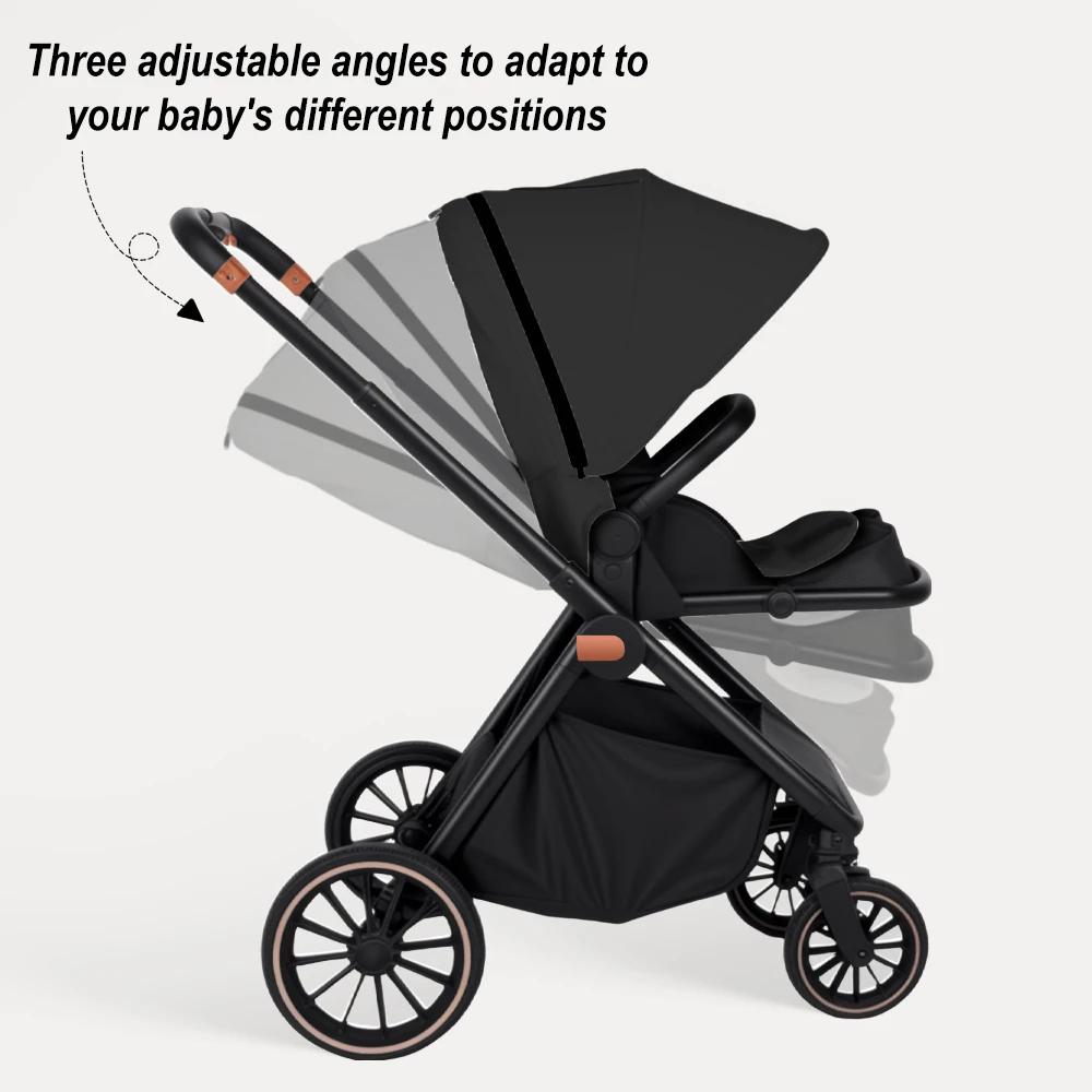BabyVoyage 2 en 1 bébé poussette pliable panier Type siège bébé landau poussette multifonctionnel no