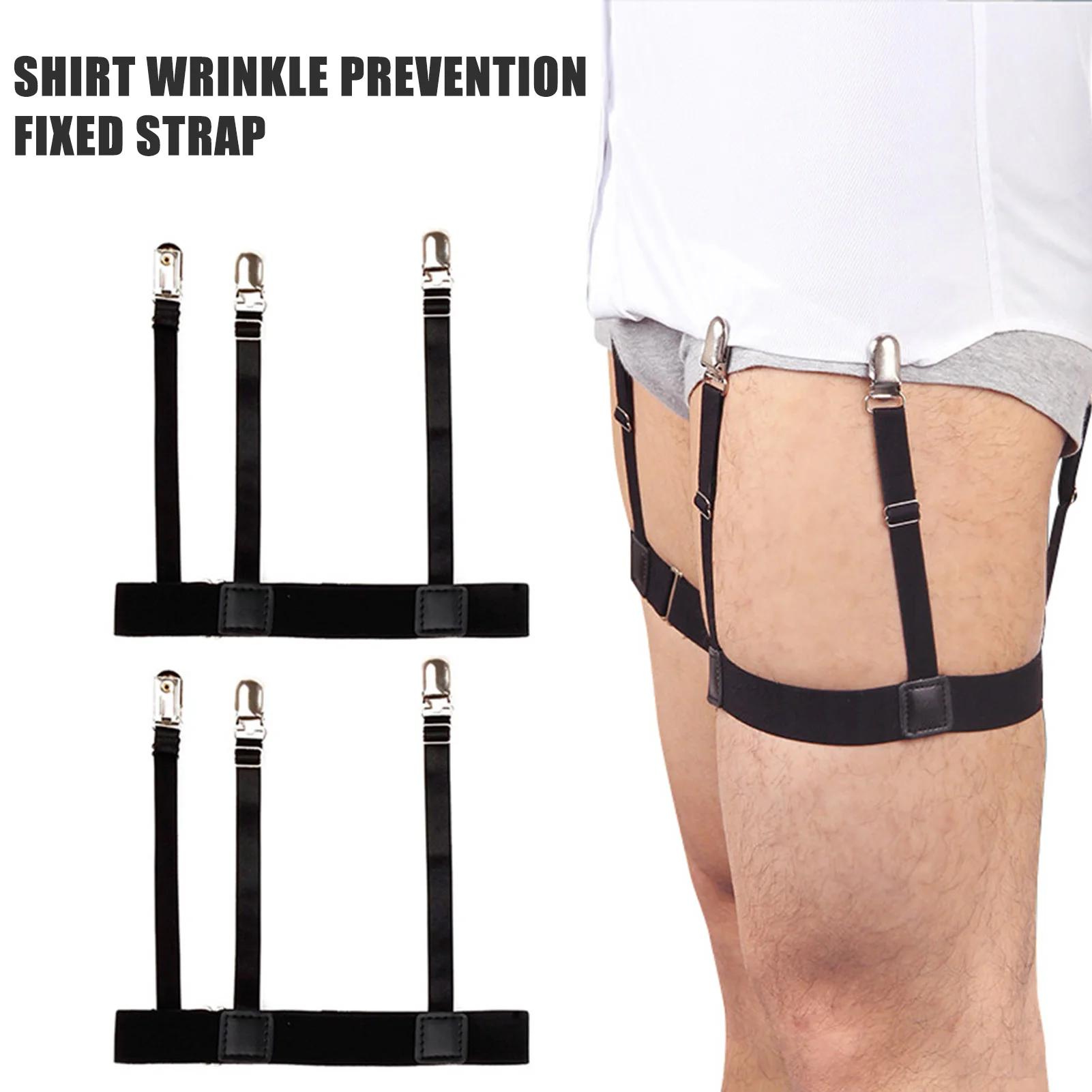 Porte-jarretelles GNE confortable pour femme, bretelles de verrouillage pour chemise, clips d'escali
