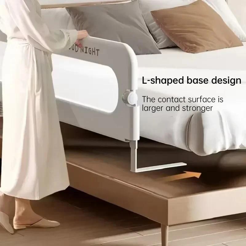 Barrière de lit IMBABY pour tout-petits, réglable et pliable, garde-corps de lit pour bébé, compatib