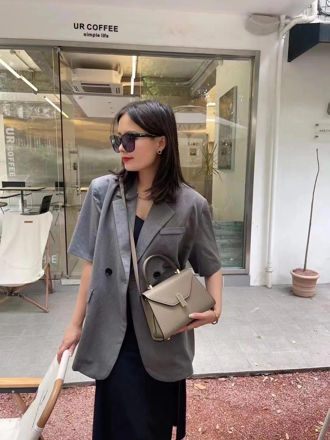Sac à Main en Cuir group pour Femme, Sacoche à Bandoulière, de Marque de Luxe, de Styliste, en Promo
