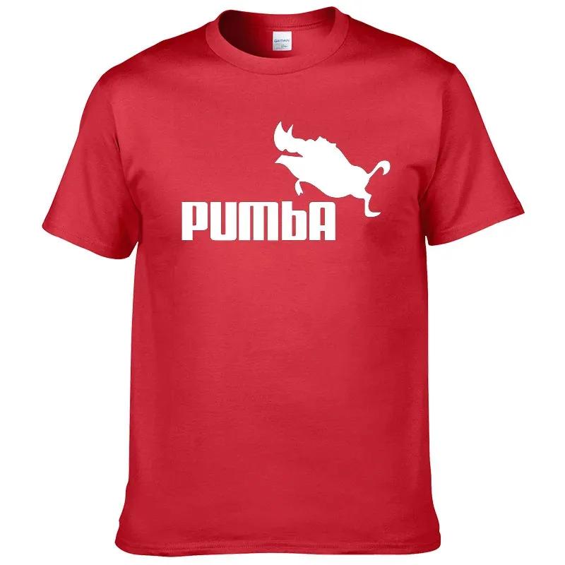 T-shirt imprimé PUMBA, été, hip-hop, sport, bas de tenue, manches courtes, sanglier volant, sanglier