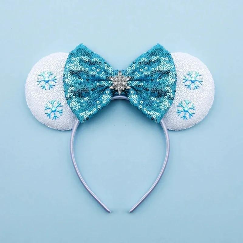 Disney Mickey Mouse bandeaux congelés oreille bandeau pour adultes Anna Elsa bonhomme de neige Olaf 