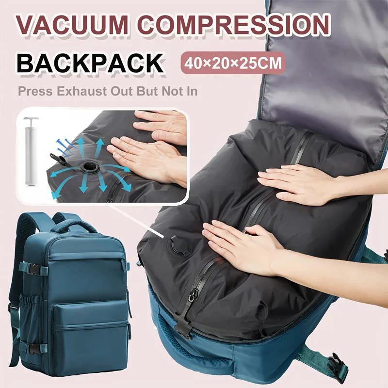 Sac de cabine Ryanair 40x20x25, sac à dos de compression sous vide pour homme, bagage à main, sac à 