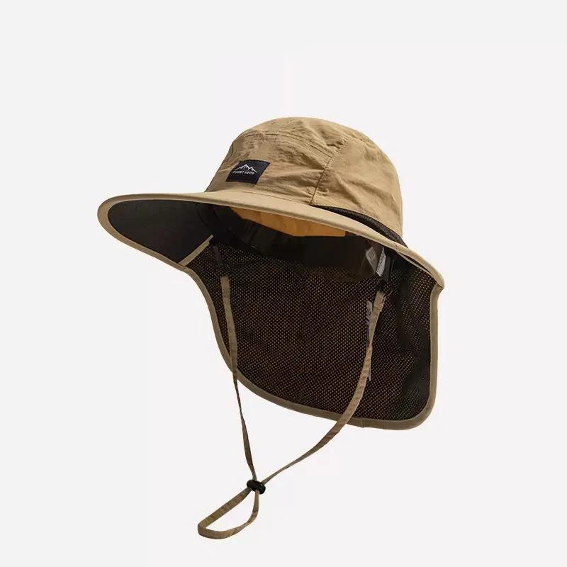 Chapeaux de protection solaire d'extérieur pour hommes et femmes, protection du cou contre les rayon