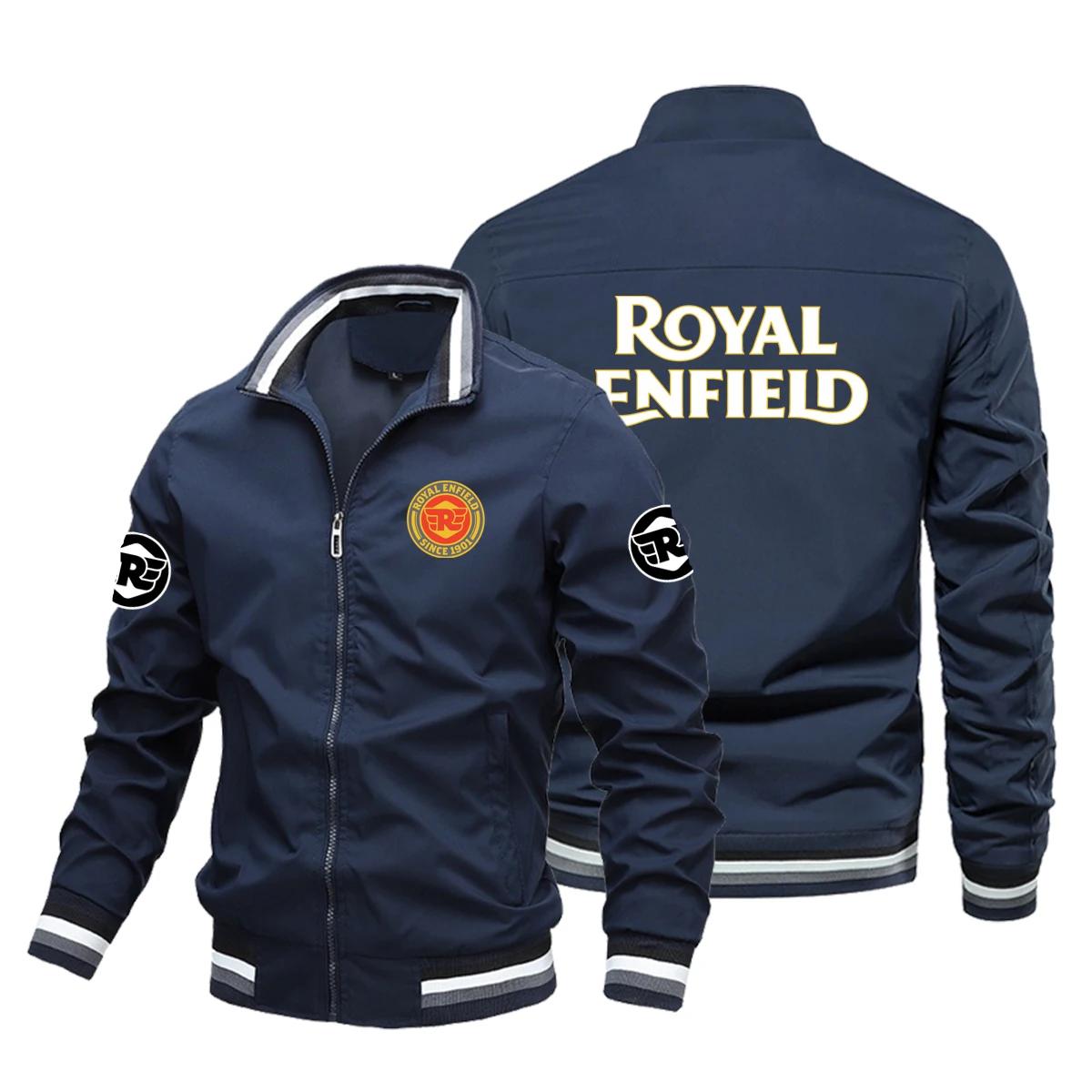 Veste de moto Royal Enfield de style rétro pour hommes, vêtements de course, coupe-vent, veste de sp
