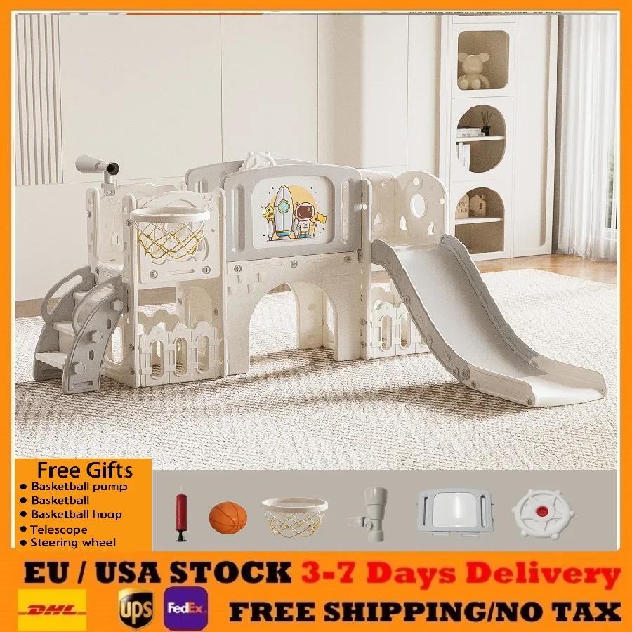 Toboggan pour bébé, aire de jeux pour enfants, toboggan intérieur/extérieur, toboggan multifonctionn