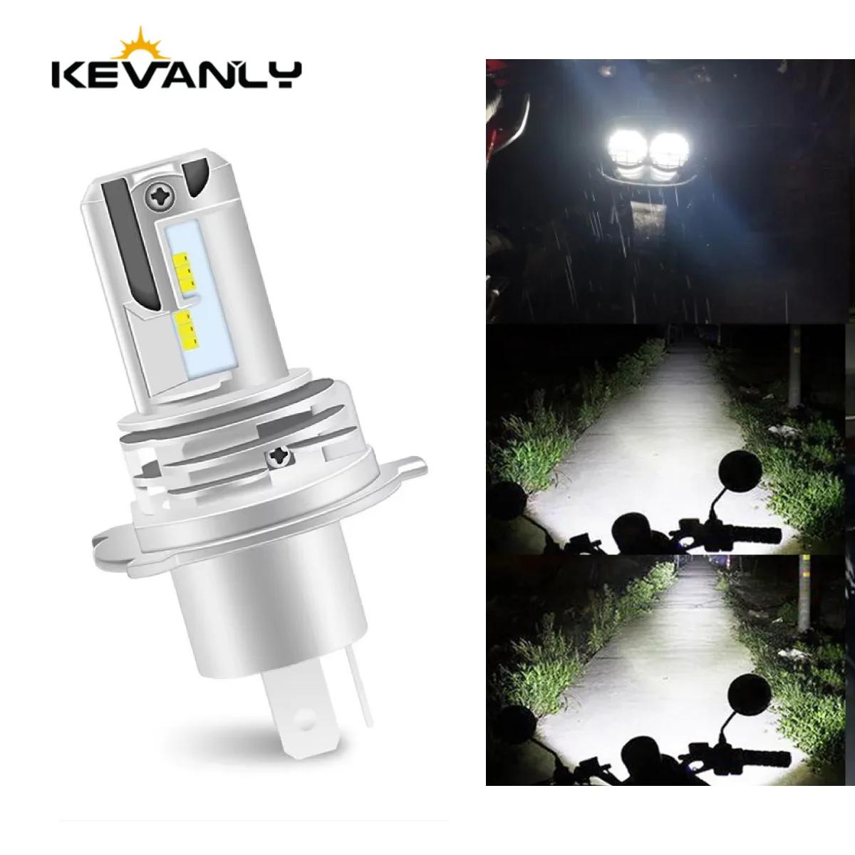 H4 LED Moto Phare Ampoules Salut Lo Faisceau Moto Lumières Pour Yamaha Kawasaki Suzuki H4 LED Lampe 