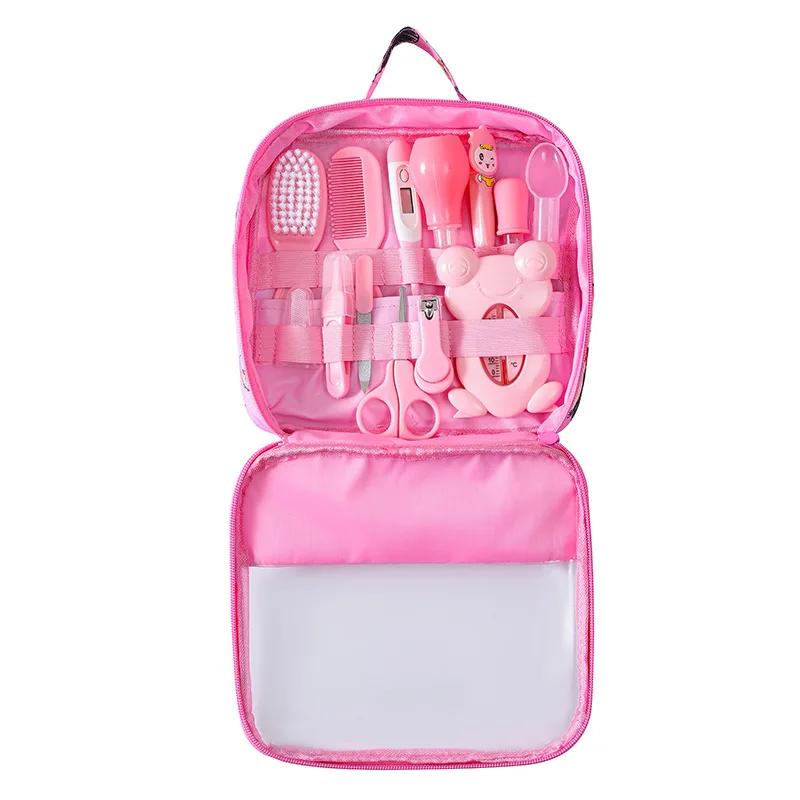 Kit de soins pour bébé 13 pièces/ensemble, ensemble de soins capillaires et ongulaires pour enfants,