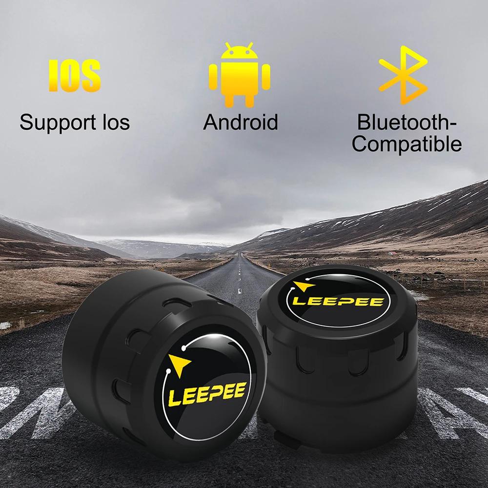 Moto TPMS 2 capteurs Bluetooth 4.0 5.0 système de surveillance de la pression des pneus Pit Bike tes