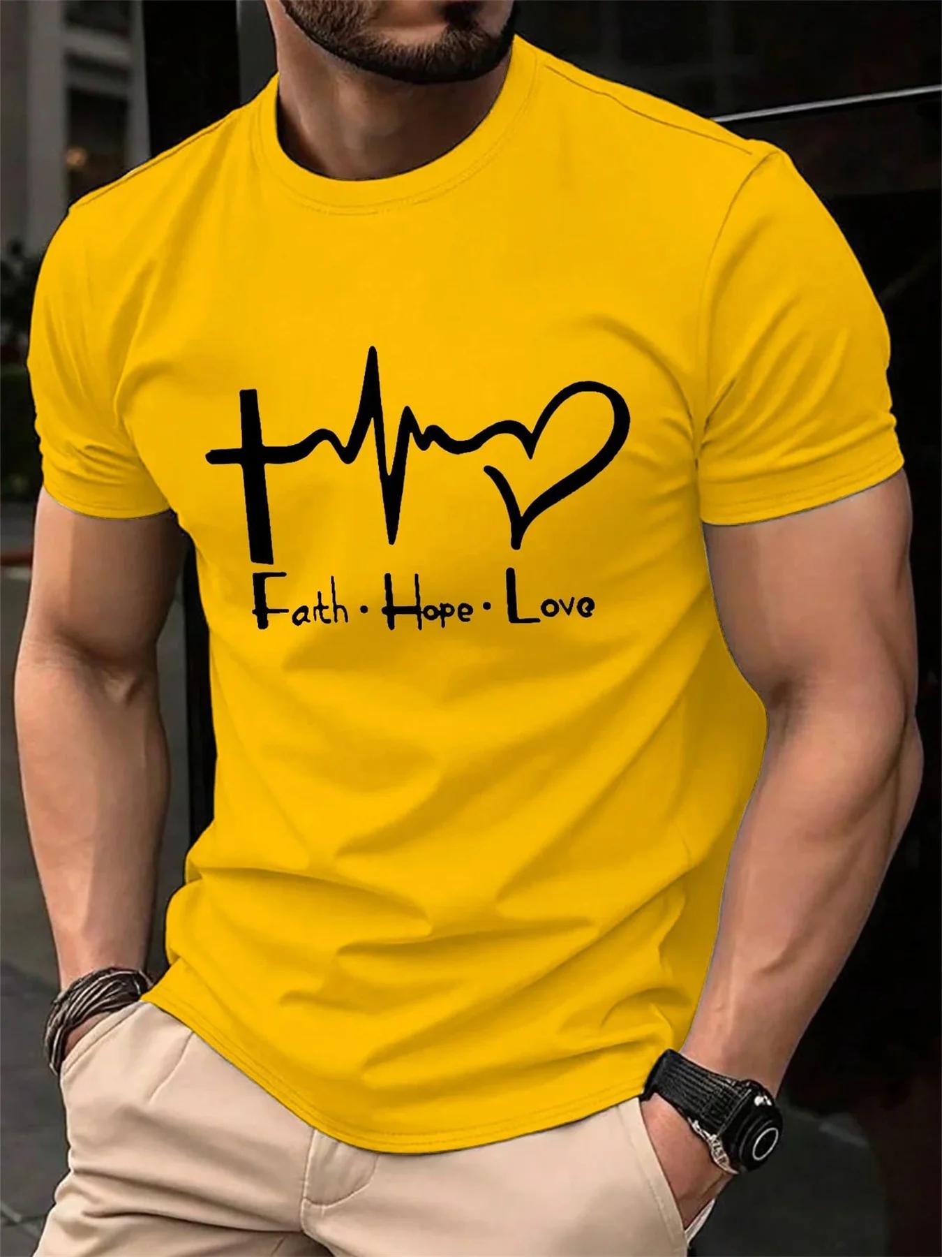 T-shirt manches courtes col rond homme, 100% coton, à la mode, décontracté, ample, grande taille, im