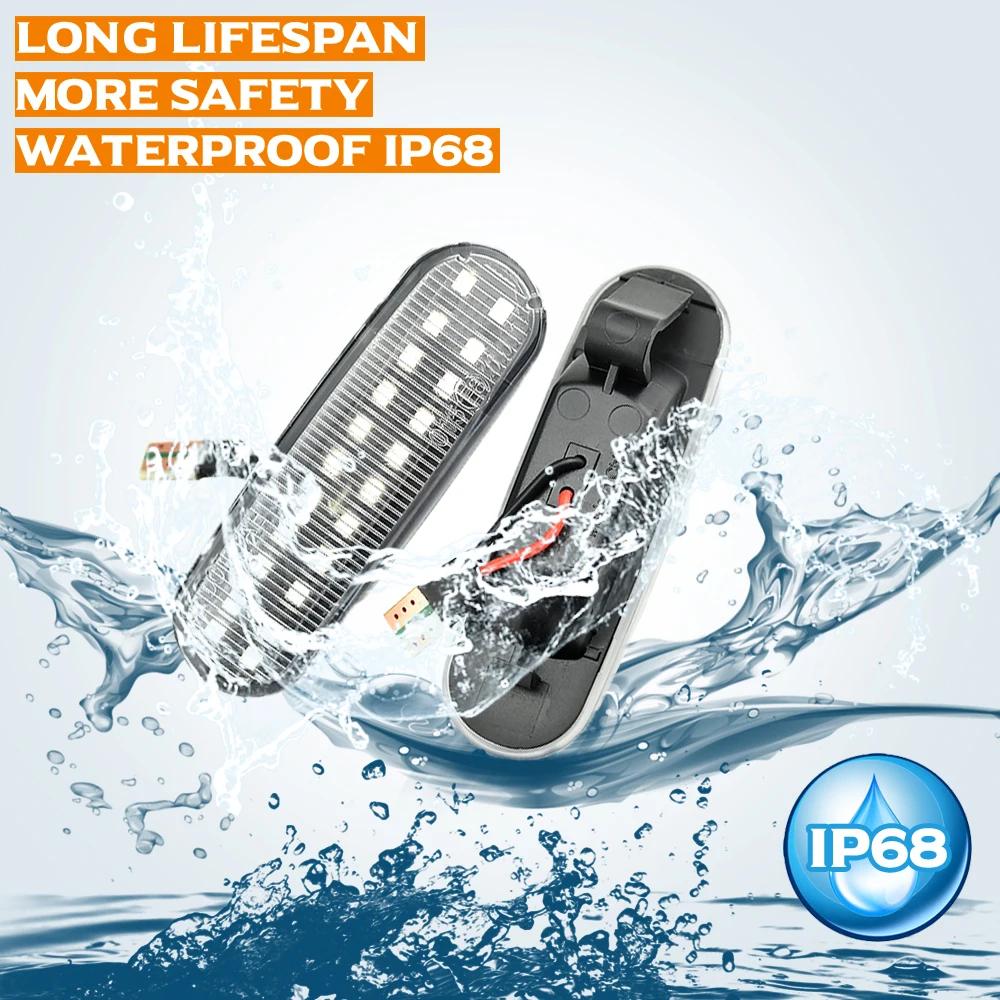 Clignotant LED dynamique, marqueur latéral, lampe répéteur pour Fiat Panda 169 Grande Punto Inkl Evo