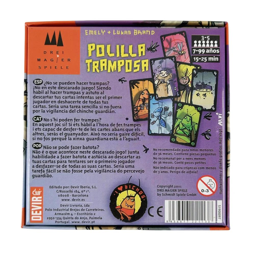 Mogel Motte Polilla Cards Jeu de société Devir-jeu fauve triche/Royal Xiaoqiang Cheating Moth Cards