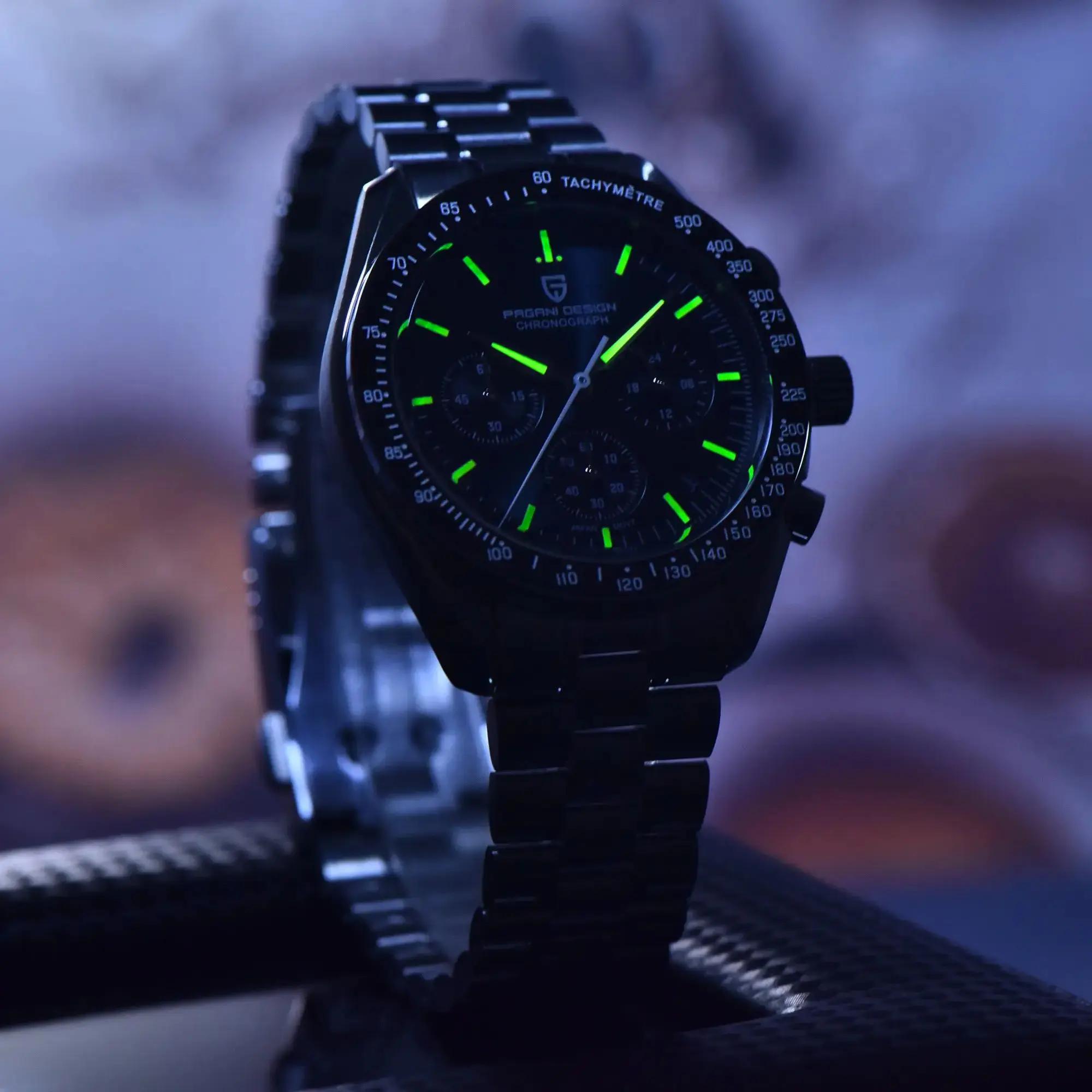 Nouvelle montre PAGANI DESIGN 2026, hommage à CK2998, montre lunaire, montres à quartz rétro de luxe