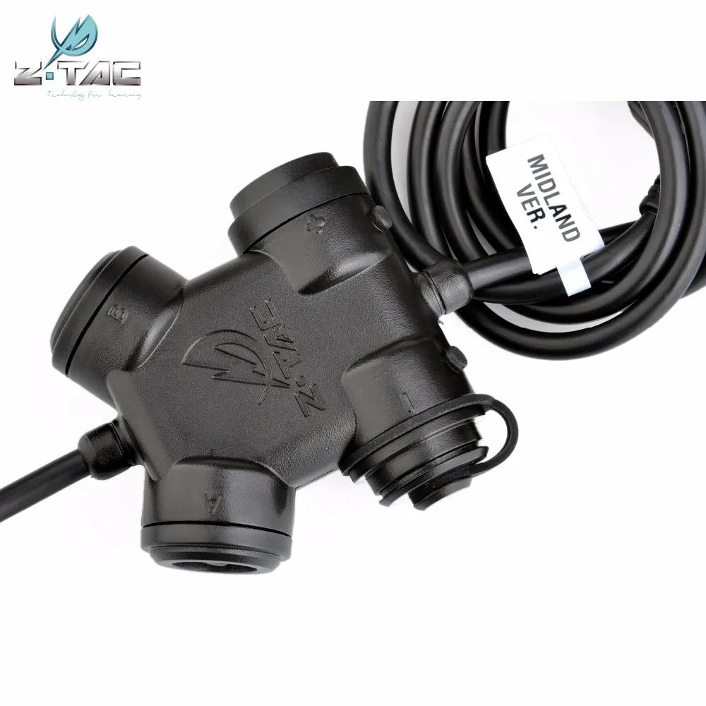 Z-TAC DulMédiateur set Ptt Double Bouton Canal Unique MendMotorola Walperforé talperforé Accessoires
