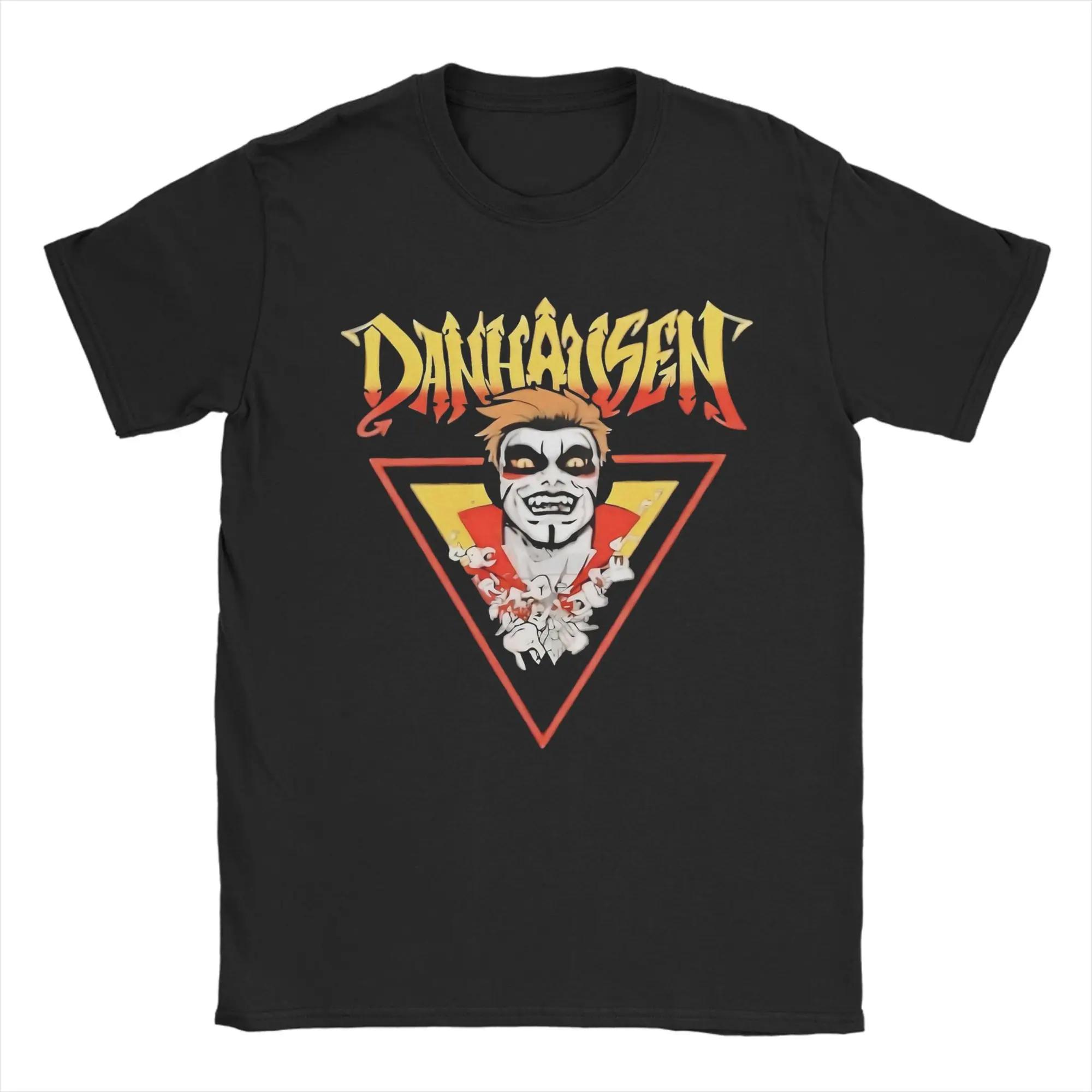 Danhausen Wrestler T-shirts pour hommes en coton vintage à col rond à manches courtes vêtements gran