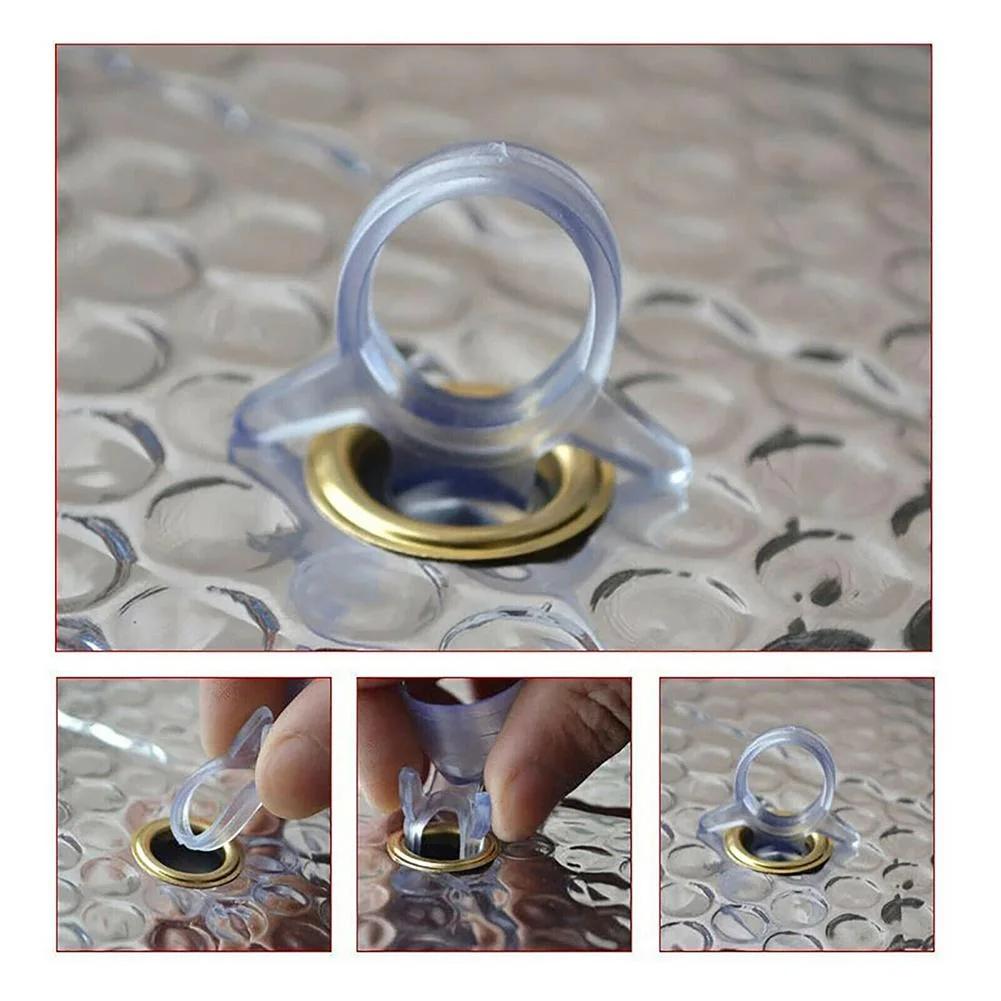 40 pièces 45mm salle de bain toilette ventouse voiture parasol ventouses PVC caoutchouc transparent 