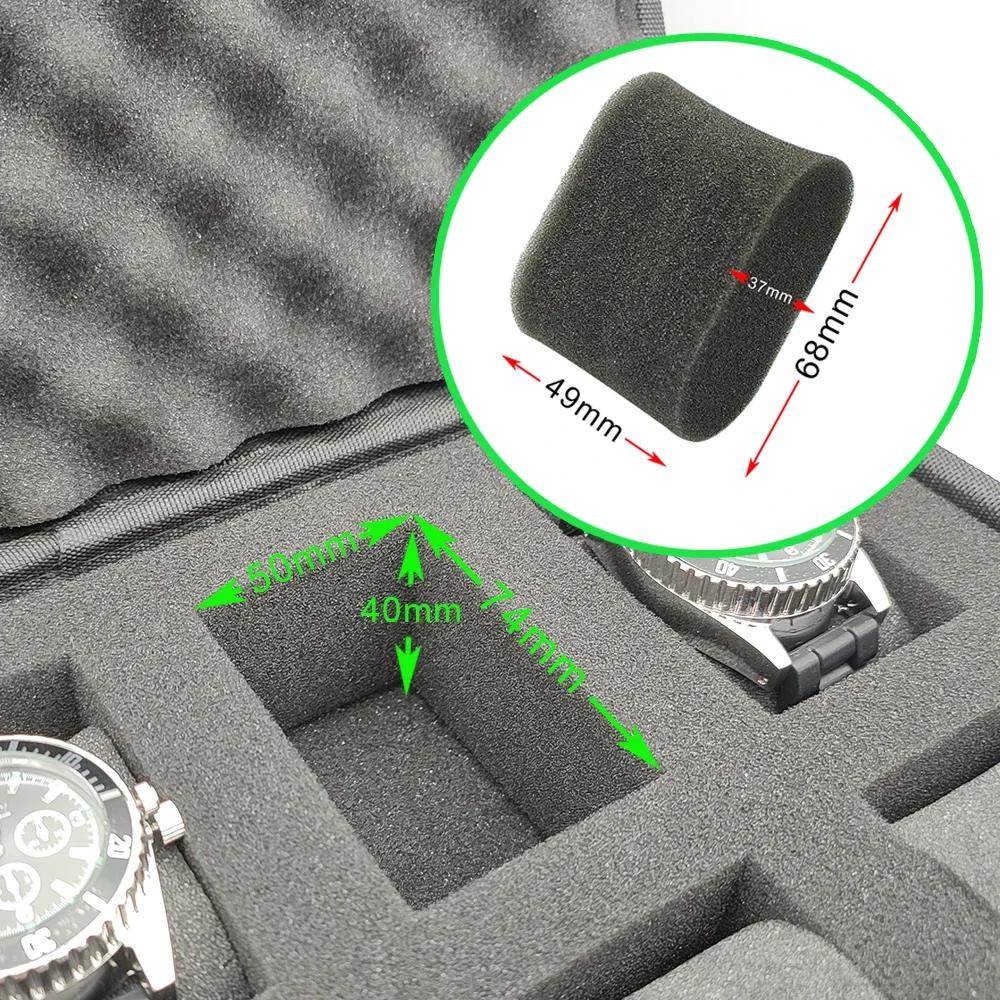 Boîte à montres portable en EVA, étui de rangement coloré pour montres, organisateur de sécurité en 