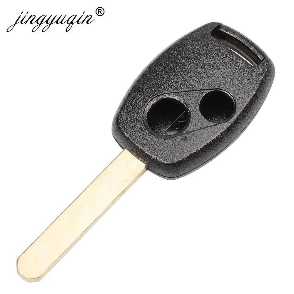 Jingyuqin 10 pièces/lot lame découpée 2/3/4 boutons coque de clé à distance housse FOB pour HONDA no