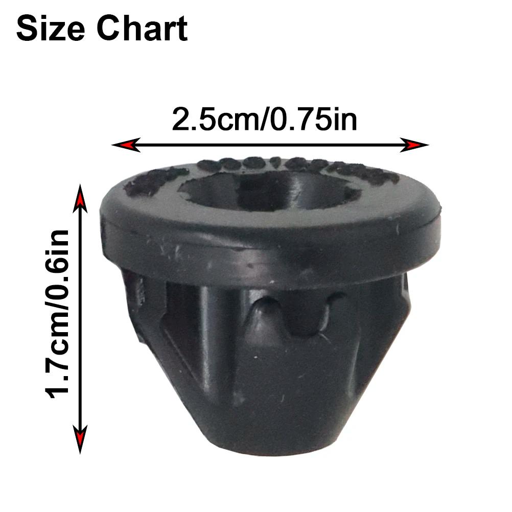 6X pour VW Golf Polo Audi A4 A6 Skoda Octavia siège couvercle de moteur de voiture œillet prise en c