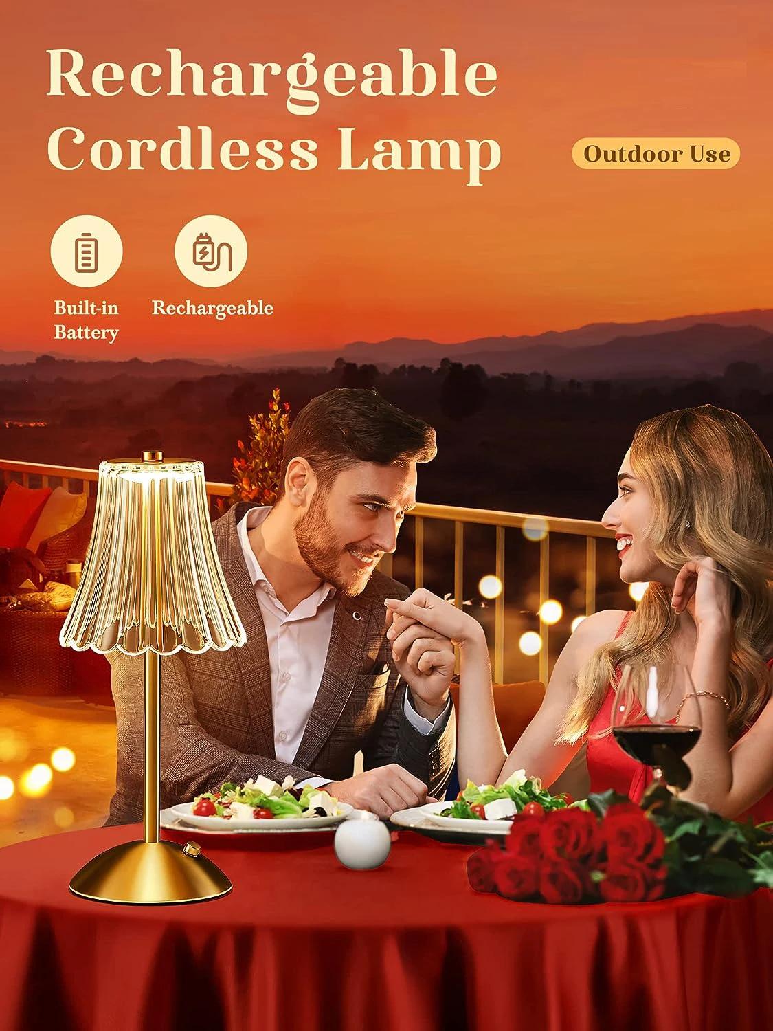 Lampe de Table LED capteur tactile bureau veilleuse Rechargeable sans fil lampe de lecture pour Rest