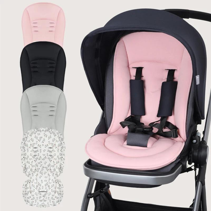 Coussins de siège de poussette pour bébé, chauds, en coton épais, pour enfant, universels, quatre sa