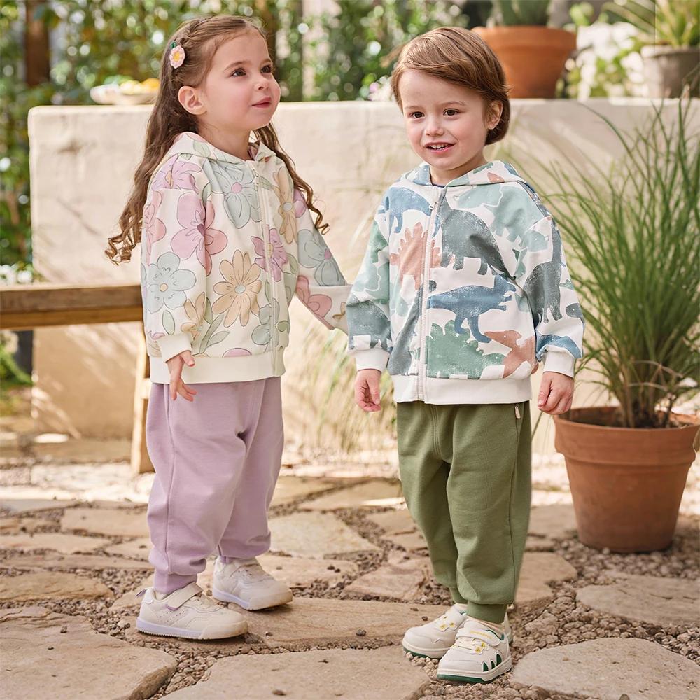 Dave Bella enfants manteau pantalon costumes printemps automne garçons filles haut + pantalon deux p
