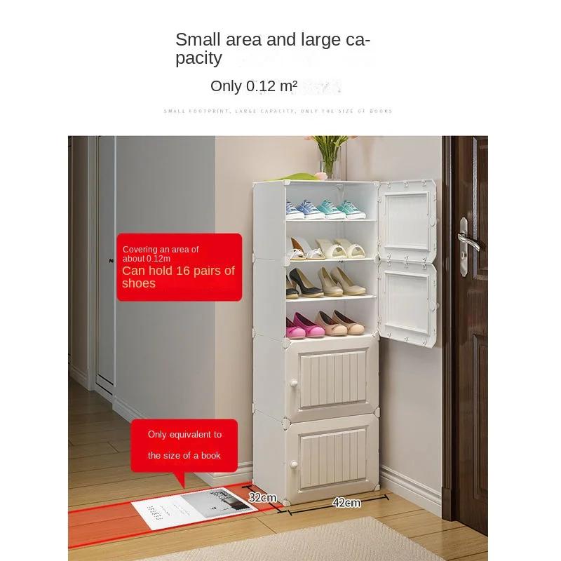 Meubles de maison pliants pour chaussures T1, armoires de salon simples, organisateurs de stockage d