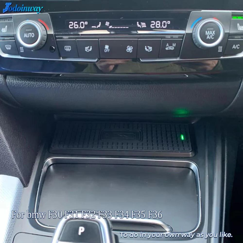 Chargeur sans fil de voiture pour BMW, support de téléphone, évolution, charge rapide, accessoires, 