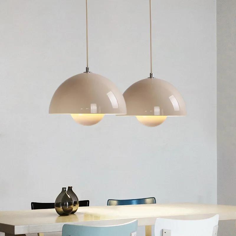 23 cm lustre créatif chambre étude Restaurant lampes suspendues lampe décorative multicolore en opti