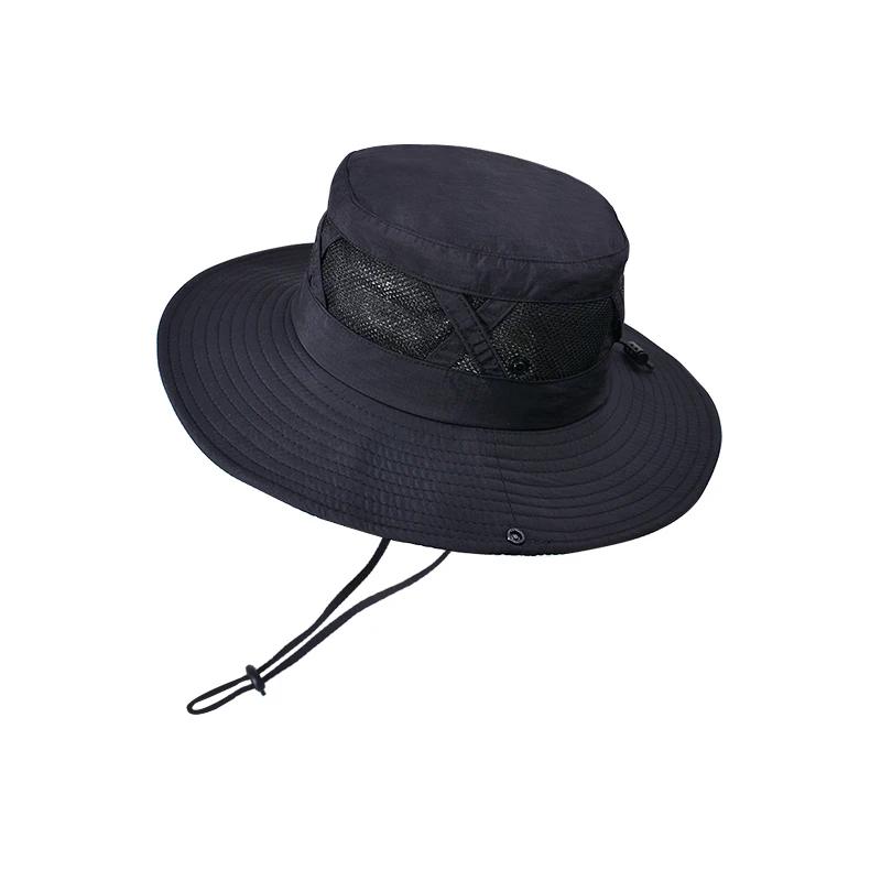 Xinbaoguan 100% Nylon printemps/été grands avant-toit respirant parasol chapeau de pêcheur hommes cr