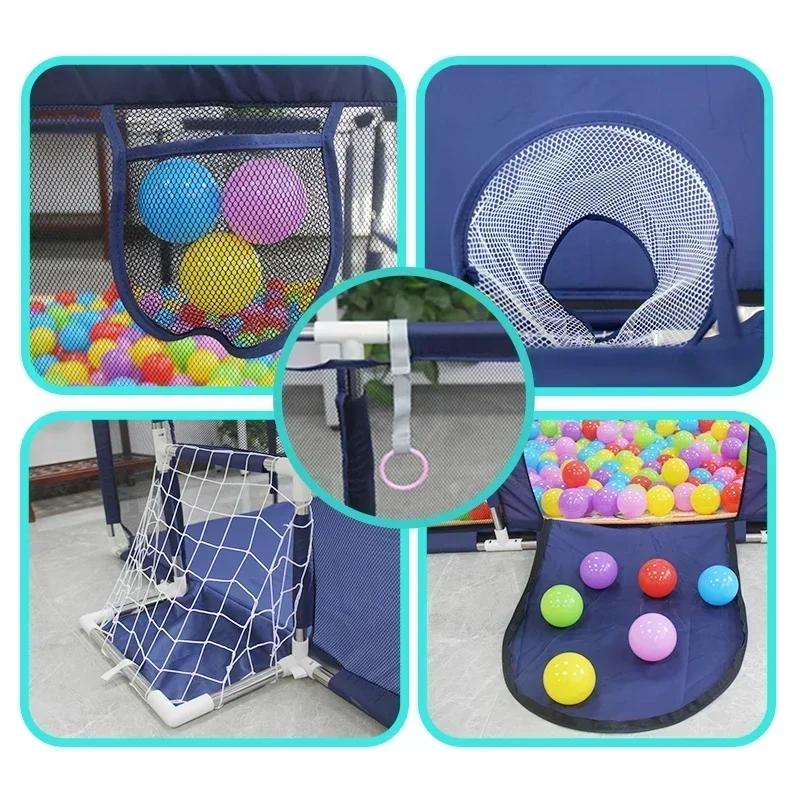 Parc de jeux pour bébé Corralito pour bébés en bas âge avec tuyaux en acier épais parc de jeu pour e