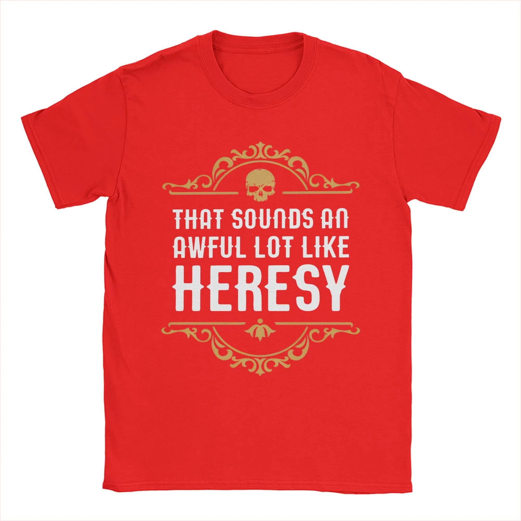 Vintage Heresy drôle Wargaming w-wahammer 40k T-Shirts femmes col rond coton T-Shirts à manches cour